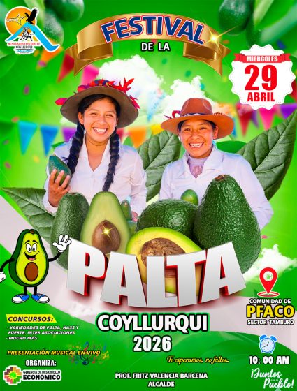 🥑¡𝗬𝗔 𝗟𝗟𝗘𝗚𝗔 𝗘𝗟 𝗚𝗥𝗔𝗡 𝗙𝗘𝗦𝗧𝗜𝗩𝗔𝗟 𝗗𝗘 𝗟𝗔 𝗣𝗔𝗟𝗧𝗔 𝗖𝗢𝗬𝗟𝗟𝗨𝗥𝗤𝗨𝗜 𝟮𝟬𝟮𝟲❗